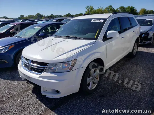 2011 Dodge Journey, VIN 3D4PG4FB5BT530421, держномер КА0568КН — фото 2 (copart)