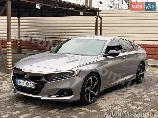 2021 Honda Accord, VIN 1HGCV1F3XMA052534, nr rej. КІ0102АР — zdjęcie 3 (autoria)