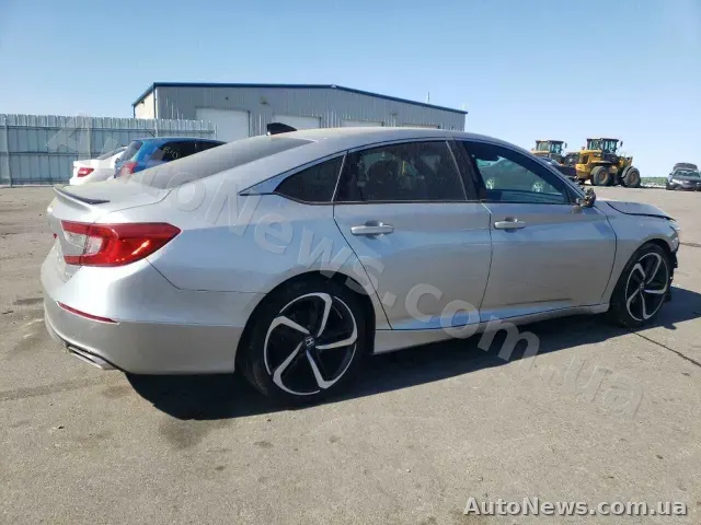 2021 Honda Accord, VIN 1HGCV1F3XMA052534, nr rej. КІ0102АР — zdjęcie 3 (copart)