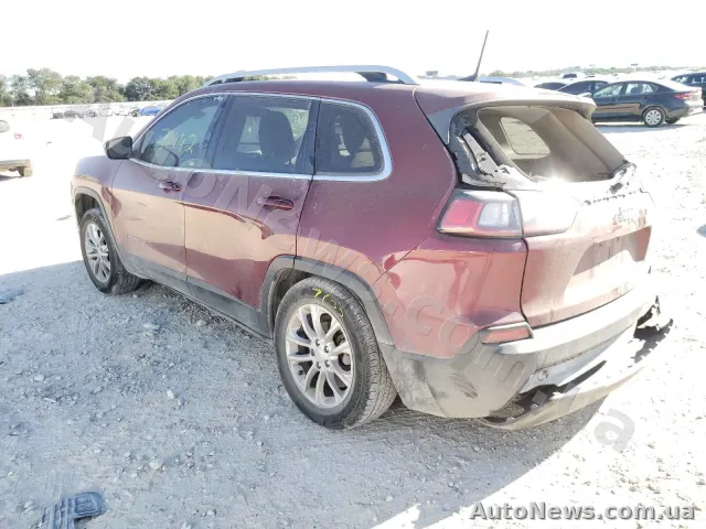 2018 Jeep Cherokee, VIN 1C4PJLCB3KD242951, plate ВН4701ТІ — photo 3 (copart)