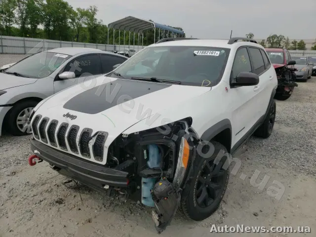 2016 Jeep Cherokee, VIN 1C4PJMBS1HW583074, nr rej. АТ5240НЕ — zdjęcie 2 (copart)