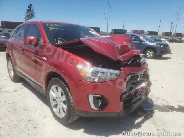 2014 Mitsubishi Outlander, VIN 4A4AR4AU8FE010573, plate АІ6132РМ — photo 1 (copart)