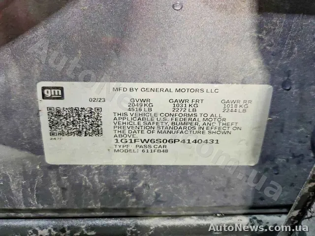 2023 Chevrolet Bolt, VIN 1G1FW6S06P4140431 — zdjęcie 13 (copart)