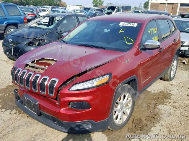 2015 Jeep Cherokee S — photo 2 (copart)