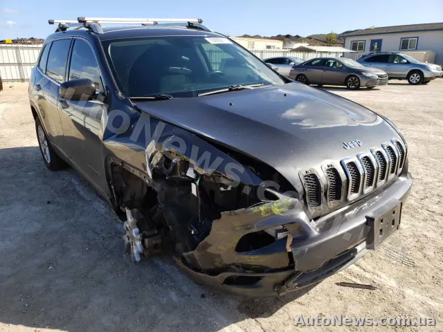 2015 Jeep Cherokee, VIN 1C4PJLCB6FW790694, plate ВА1475НА — photo 1 (copart)