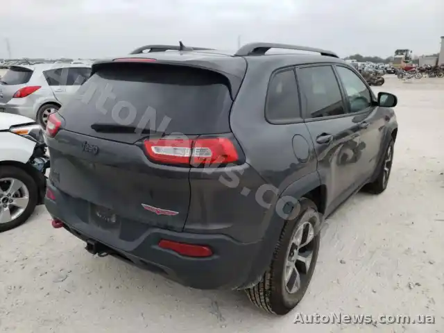 2014 Jeep Cherokee, VIN 1C4PJMBS1FW638295, plate АО8698ІЕ — photo 4 (copart)