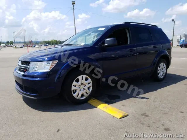 2018 Dodge Journey, VIN 3C4PDCABXJT384393, plate АІ0500ЕК — photo 1 (manheim)