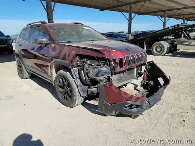 2017 Jeep Cherokee, VIN 1C4PJMBX3JD602849, госномер КА9968ВІ — фото 1 (copart)