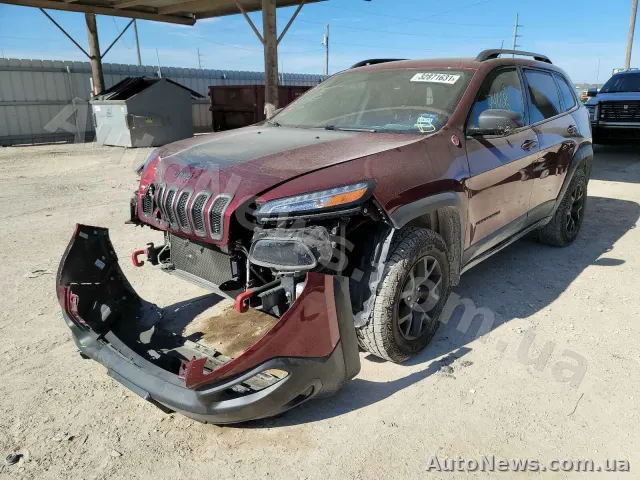 2017 Jeep Cherokee, VIN 1C4PJMBX3JD602849, госномер КА9968ВІ — фото 2 (copart)