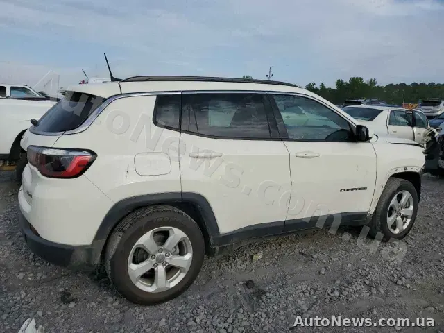 2020 Jeep Compass, VIN 3C4NJCBB7MT510051, nr rej. ВА9506НІ — zdjęcie 3 (copart)
