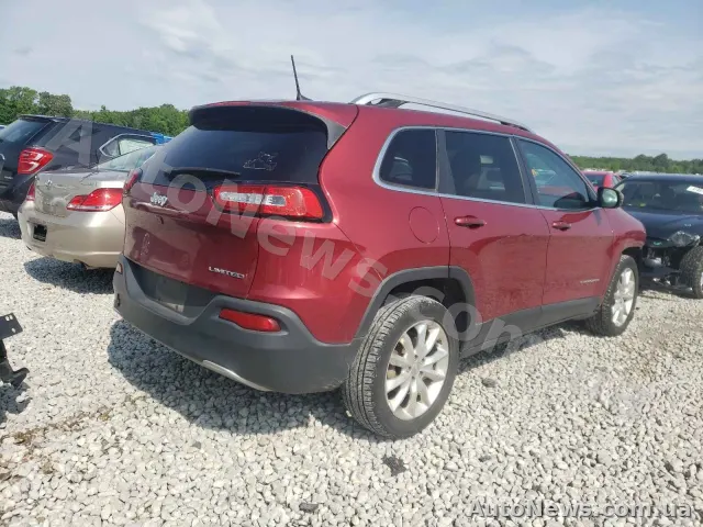 2016 Jeep Cherokee, VIN 1C4PJLDB2HW533985, госномер ВС9587ОВ — фото 4 (copart)