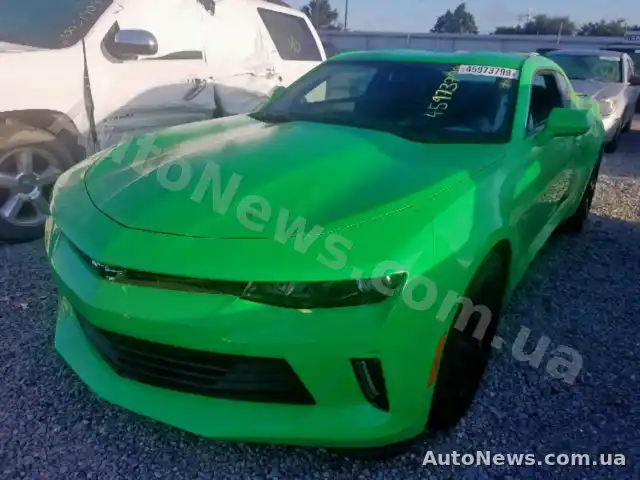 2017 Chevrolet Camaro, VIN 1G1FB1RX2H0202627, plate АТ3249ЕА — photo 2 (copart)