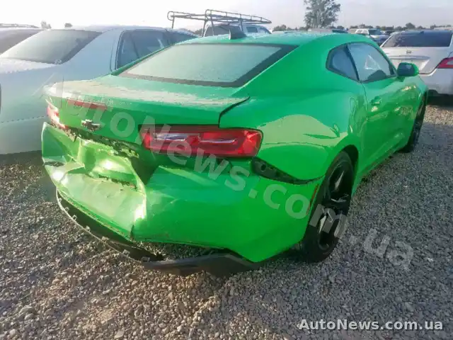 2017 Chevrolet Camaro, VIN 1G1FB1RX2H0202627, plate АТ3249ЕА — photo 4 (copart)