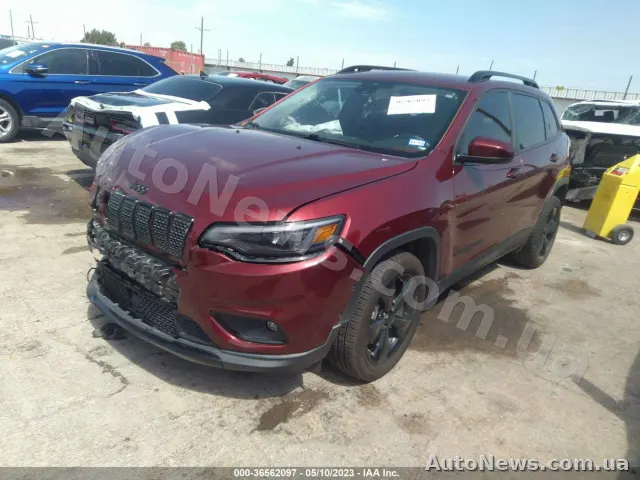 2020 Jeep Cherokee, VIN 1C4PJLLB6MD113296, госномер КА7244ММ — фото 2 (iaai)