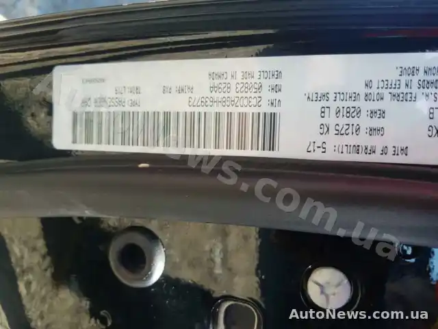 2017 Dodge Challenger, VIN 2C3CDZAG8HH639773, nr rej. АІ2585РТ — zdjęcie 10 (copart)