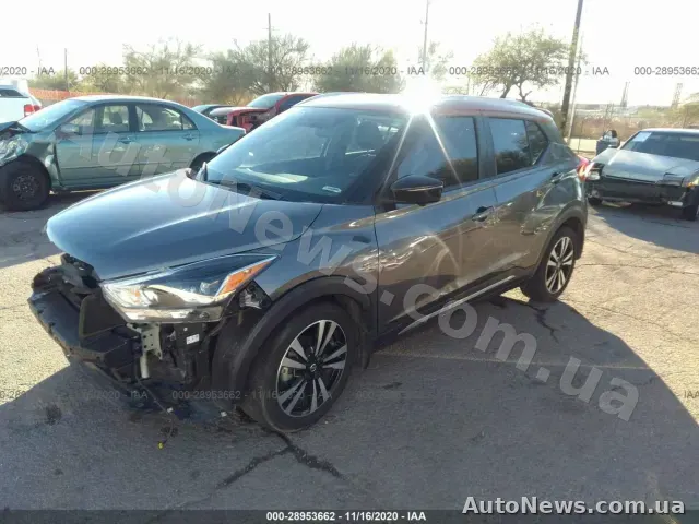 2018 Nissan Kicks, VIN 3N1CP5CU9JL541396, plate ВН3474ОЕ — photo 2 (iaai)