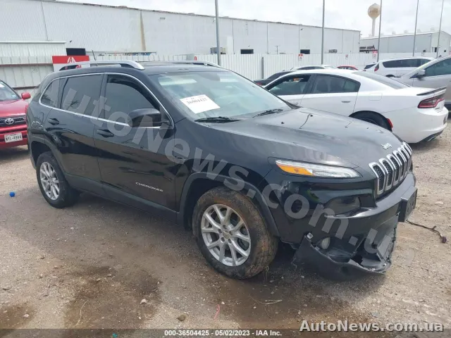 2017 Jeep Cherokee, VIN 1C4PJLCB3JD539829, госномер АІ9574РС — фото 1 (iaai)