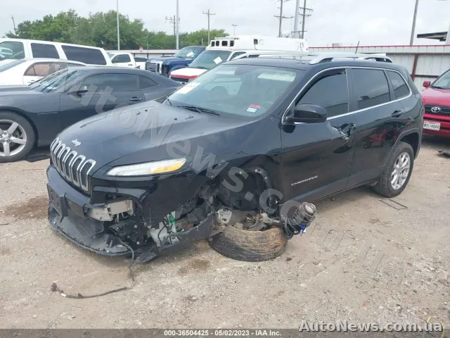 2017 Jeep Cherokee, VIN 1C4PJLCB3JD539829, госномер АІ9574РС — фото 2 (iaai)