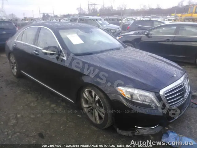 2014 Mercedes-Benz S, VIN WDDUG8FB4FA101037, plate ВС5632ХЕ — photo 1 (iaai)