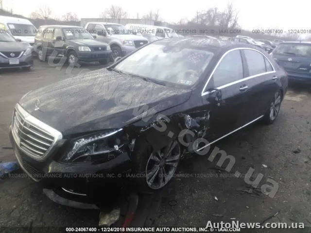 2014 Mercedes-Benz S, VIN WDDUG8FB4FA101037, plate ВС5632ХЕ — photo 2 (iaai)