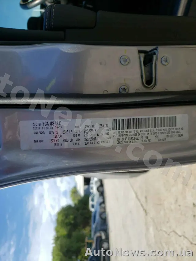 2018 Jeep Cherokee — zdjęcie 10 (copart)