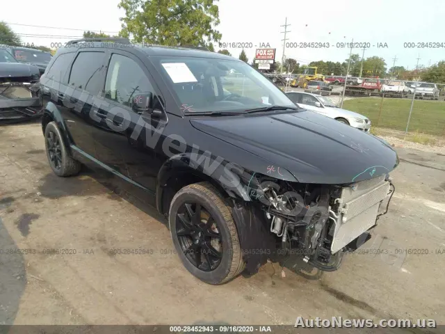 2018 Dodge Journey, VIN 3C4PDDEG2JT478019, держномер АХ0185ММ — фото 1 (iaai)