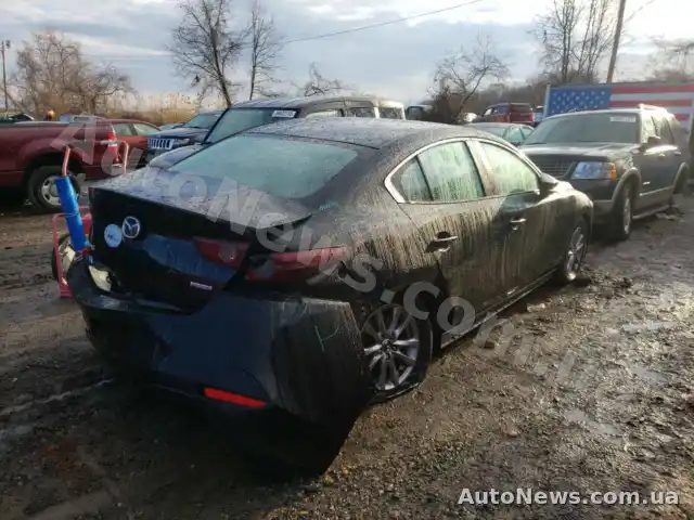 2019 Mazda 3, VIN 3MZBPABL2KM112037, держномер ВК2007НН — фото 4 (copart)