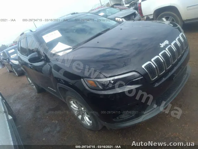 2019 Jeep Cherokee, VIN 1C4PJLCB1KD376728, nr rej. АТ0293ІО — zdjęcie 1 (iaai)