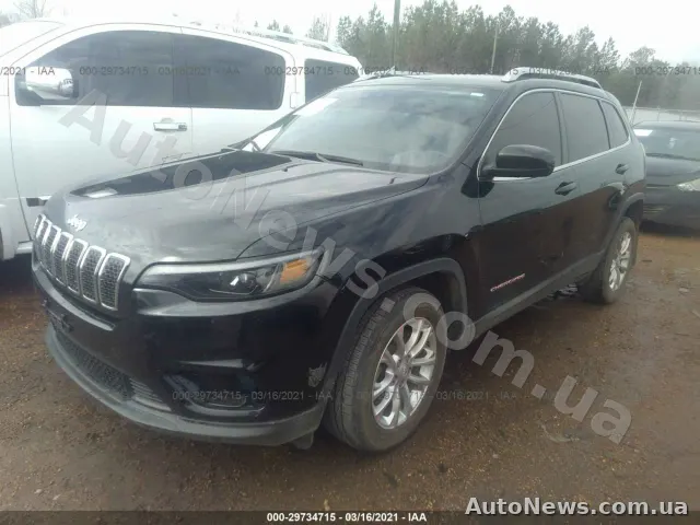 2019 Jeep Cherokee, VIN 1C4PJLCB1KD376728, nr rej. АТ0293ІО — zdjęcie 2 (iaai)