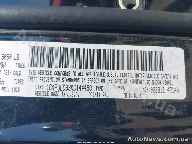 2019 Jeep Cherokee — zdjęcie 9 (iaai)