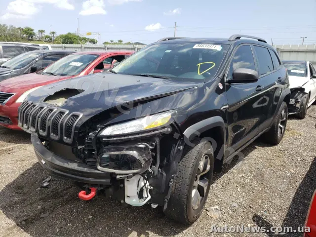 2016 Jeep Cherokee, VIN 1C4PJMBS6HW582289, nr rej. АВ9095ЕІ — zdjęcie 2 (copart)