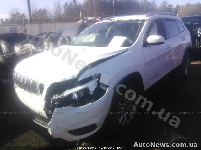 2018 Jeep Cherokee, VIN 1C4PJLLB7KD129584, nr rej. АЕ8242ХВ — zdjęcie 2 (iaai)
