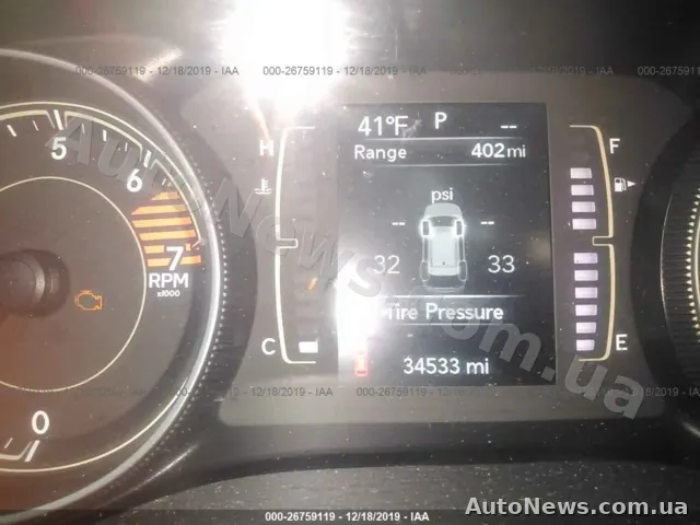 2018 Jeep Cherokee, VIN 1C4PJLLB7KD129584, nr rej. АЕ8242ХВ — zdjęcie 7 (iaai)