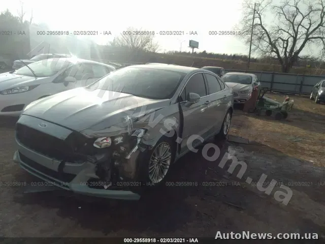 2013 Ford Fusion, VIN 3FA6P0LUXER226905, госномер ВІ1827ІО — фото 2 (iaai)