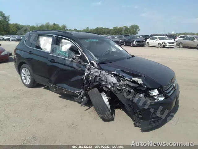 2018 Volkswagen Tiguan, VIN 3VV2B7AX2KM054456, госномер АІ3169РР — фото 1 (iaai)