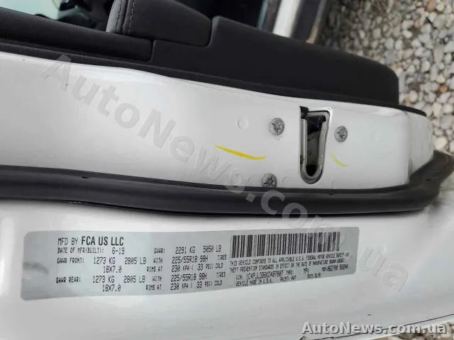 2019 Jeep Grand Cher, VIN 1C4PJLDB6KD487807, госномер АС6258ІА — фото 13 (copart)