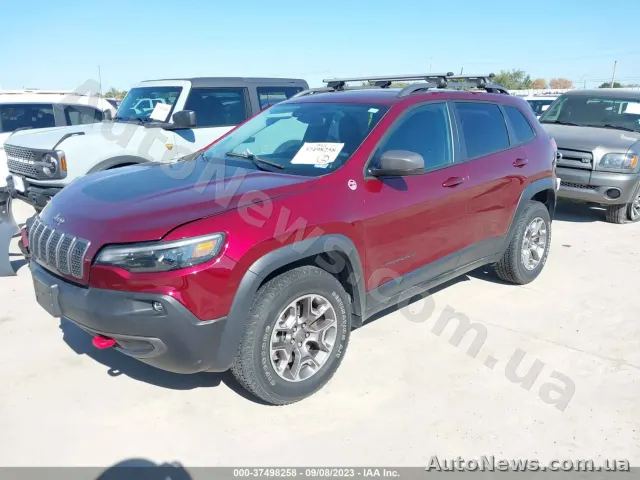 2020 Jeep Cherokee, VIN 1C4PJMBX9MD135988, держномер КА9592МЕ — фото 2 (iaai)