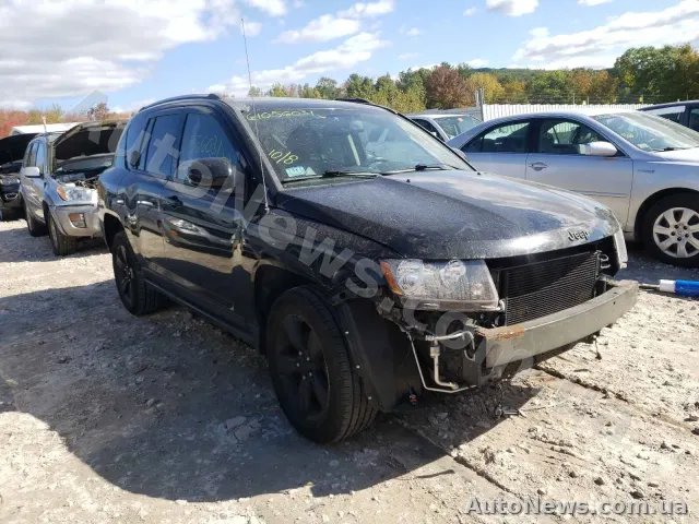 2014 Jeep Compass, VIN 1C4NJDEB4ED855448, госномер АІ3117РВ — фото 1 (copart)