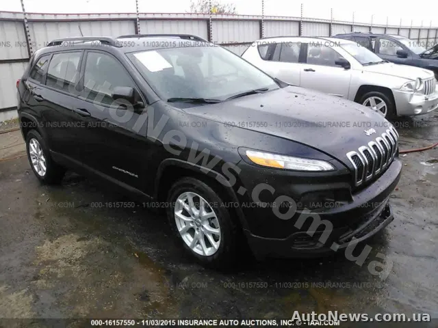 2015 Jeep Cherokee, VIN 1C4PJLAB6FW722124, nr rej. КА9026МВ — zdjęcie 1 (iaai)