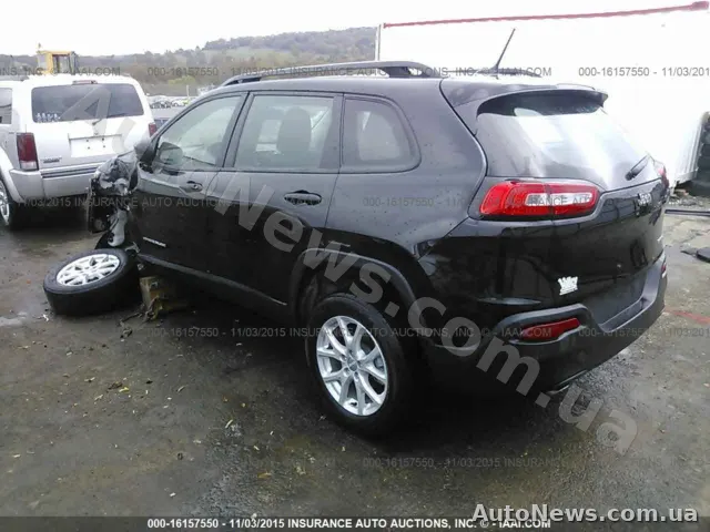 2015 Jeep Cherokee, VIN 1C4PJLAB6FW722124, nr rej. КА9026МВ — zdjęcie 3 (iaai)