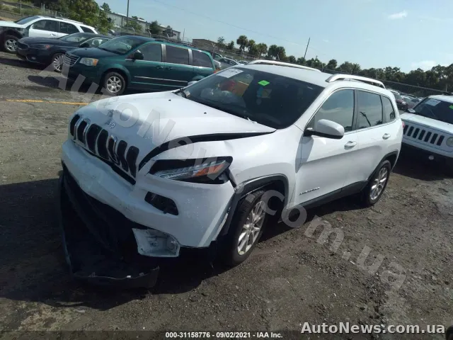 2016 Jeep Cherokee, VIN 1C4PJLCB0HW522680, nr rej. АХ8310МК — zdjęcie 2 (iaai)