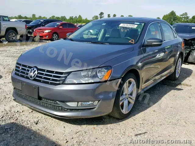 2015 Volkswagen Passat, VIN 1VWBV7A37FC072149, nr rej. ВІ6753ІО — zdjęcie 2 (copart)
