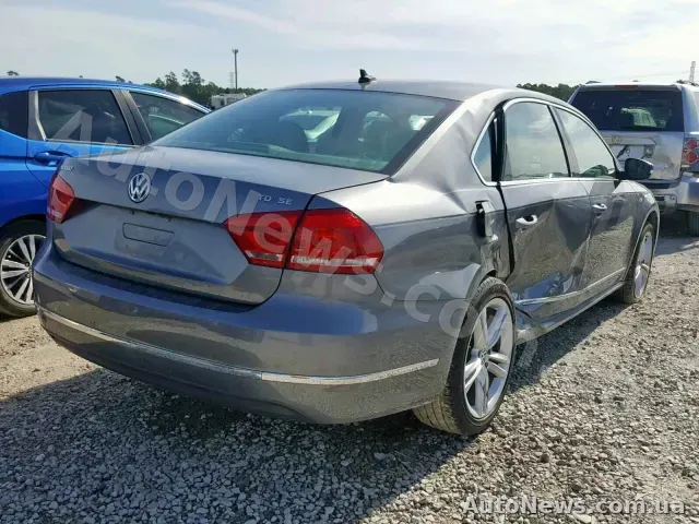 2015 Volkswagen Passat, VIN 1VWBV7A37FC072149, nr rej. ВІ6753ІО — zdjęcie 4 (copart)