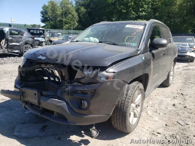 2015 Jeep Compass, VIN 1C4NJDBB3FD423858, госномер АХ7286МР — фото 2 (copart)