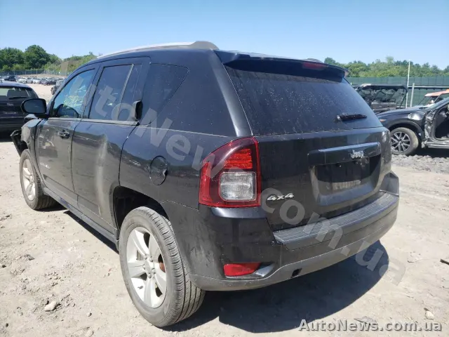 2015 Jeep Compass, VIN 1C4NJDBB3FD423858, госномер АХ7286МР — фото 3 (copart)