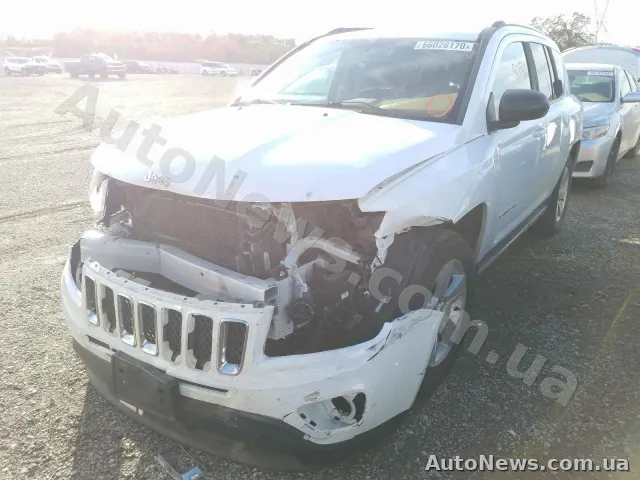 2014 Jeep Compass, VIN 1C4NJDBBXED879967, nr rej. АВ5240МС — zdjęcie 2 (copart)