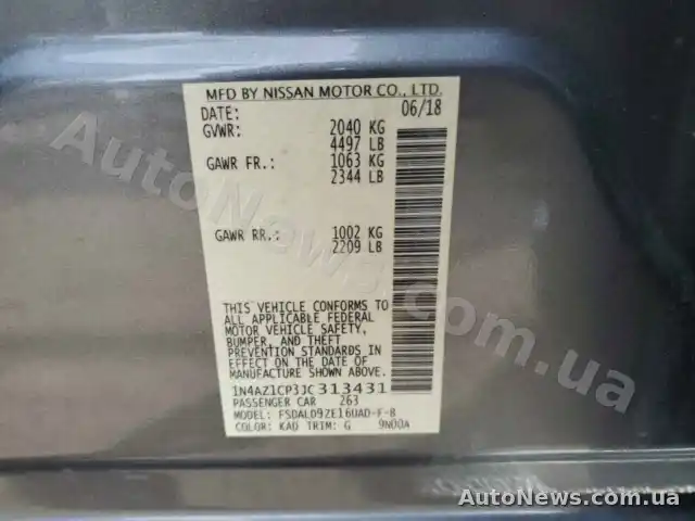 2018 Nissan Leaf, VIN 1N4AZ1CP3JC313431 — photo 12 (copart)