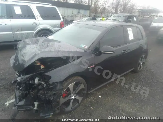2014 Volkswagen Golf GTI, VIN 3VW5T7AU1FM002527, держномер ВМ6003ЕО — фото 2 (iaai)