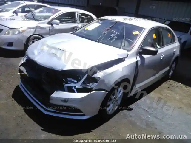 2014 Volkswagen Jetta, VIN 3VWD17AJ3FM271619, держномер ВН6107ТС — фото 2 (iaai)