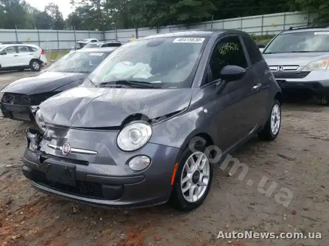 2014 Fiat 500, VIN 3C3CFFAR9FT585995, nr rej. СЕ1229ЕТ — zdjęcie 2 (copart)